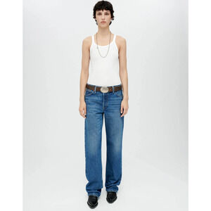 NEW! RE/Done Bay Fade Loose Long Denim $295 msrp Size 24 Jeans G22-5